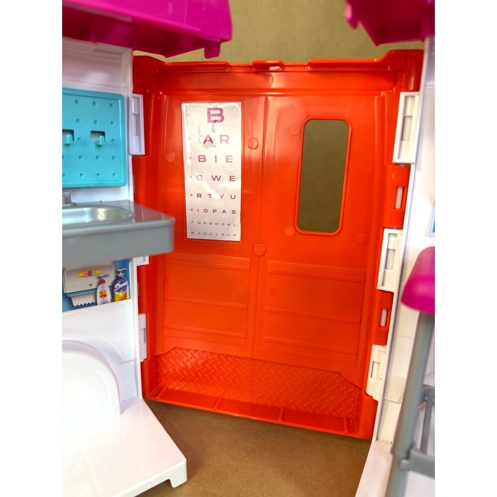 Barbie Care Clinic Ambulance w/ Lights & Sound Mobile Clinic NO ACCESSORIES - Picture 14 of 16
